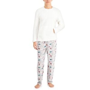 Macy’s Family PJ’s Polar Bears Fleece Top